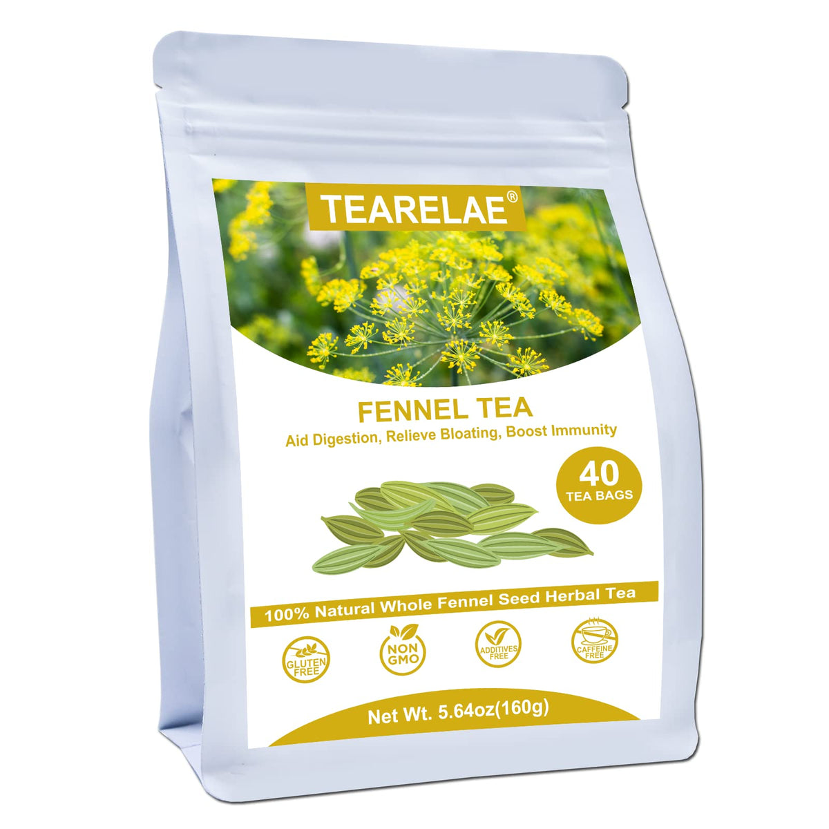 TEARELAE - Linden Tea Bags, 45 Ct, Linden Flower & Leaf, Te de Tilo