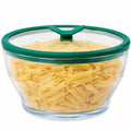 Anyday 8 Cup Glass Microwave Pasta Cooker, BPA Free (Clear Kale)