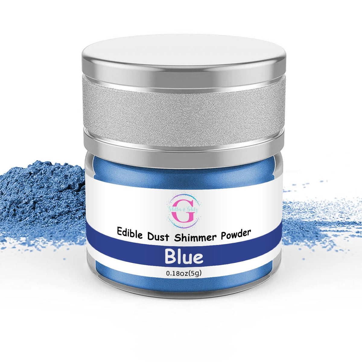 Glitter & Glitz Edible Glitter for Drinks - Premium Drink Glitter Edible Dust for Cocktails, Baking, Brew, Champagne - Luster Dust and Cocktail Glitter - Edible Glitter for Drinks Decoration (Teal, 5Grams)