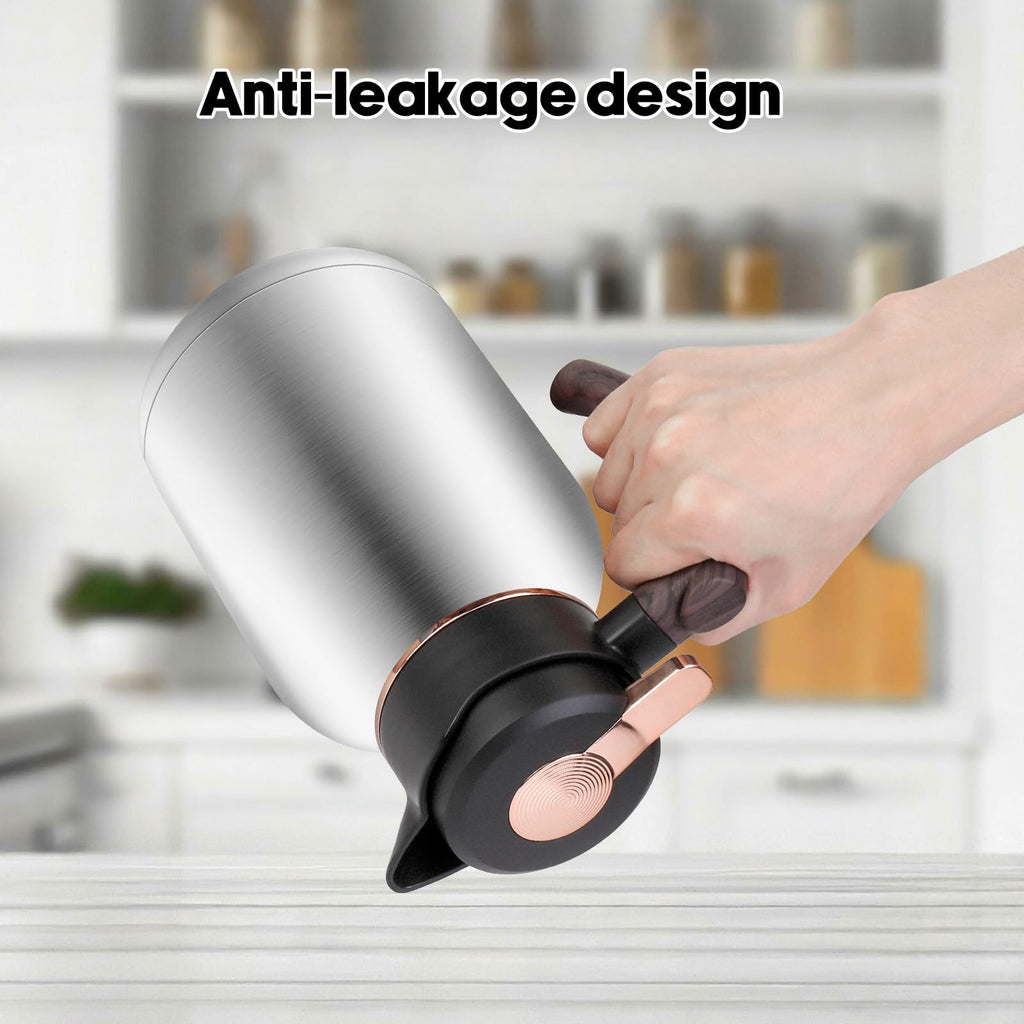 54oz Thermal Coffee Carafe, Stainless Steel Insulated Vacuum Carafe