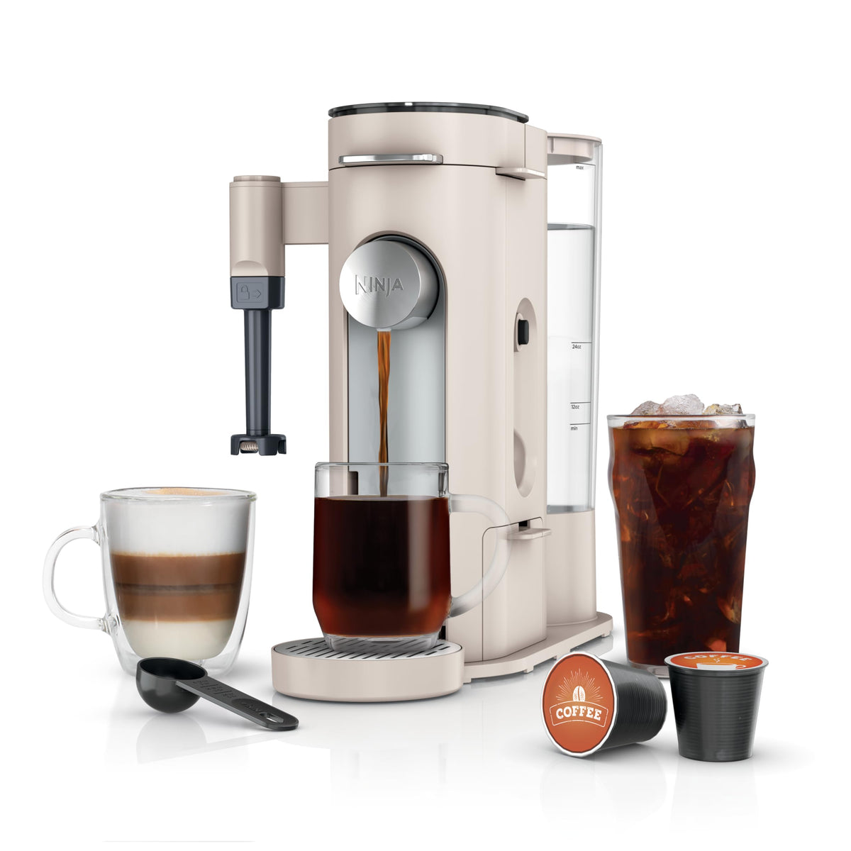 Ninja Pods & Grounds Coffee Maker, K-Cup Compatible, Sage Green, PB051SG