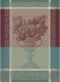 Garnier Thiebaut Coupe Fruits Frais Bordeaux (Fresh Red Fruit Slices) French Kitchen Towel 22"x30", Cotton, Jacquard