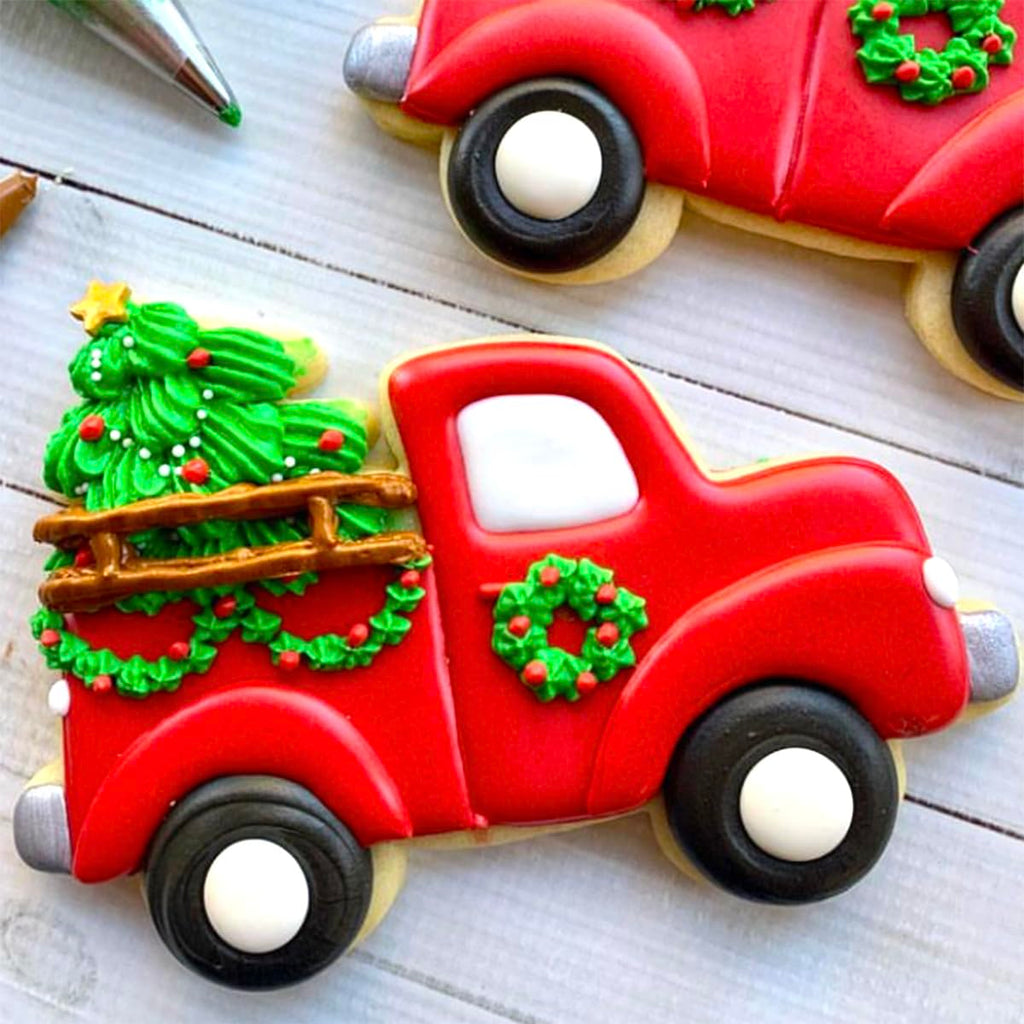 Kanehosi Christmas Cookie Cutters 6Pcs Large, Christmas Theme Cookie Cutter