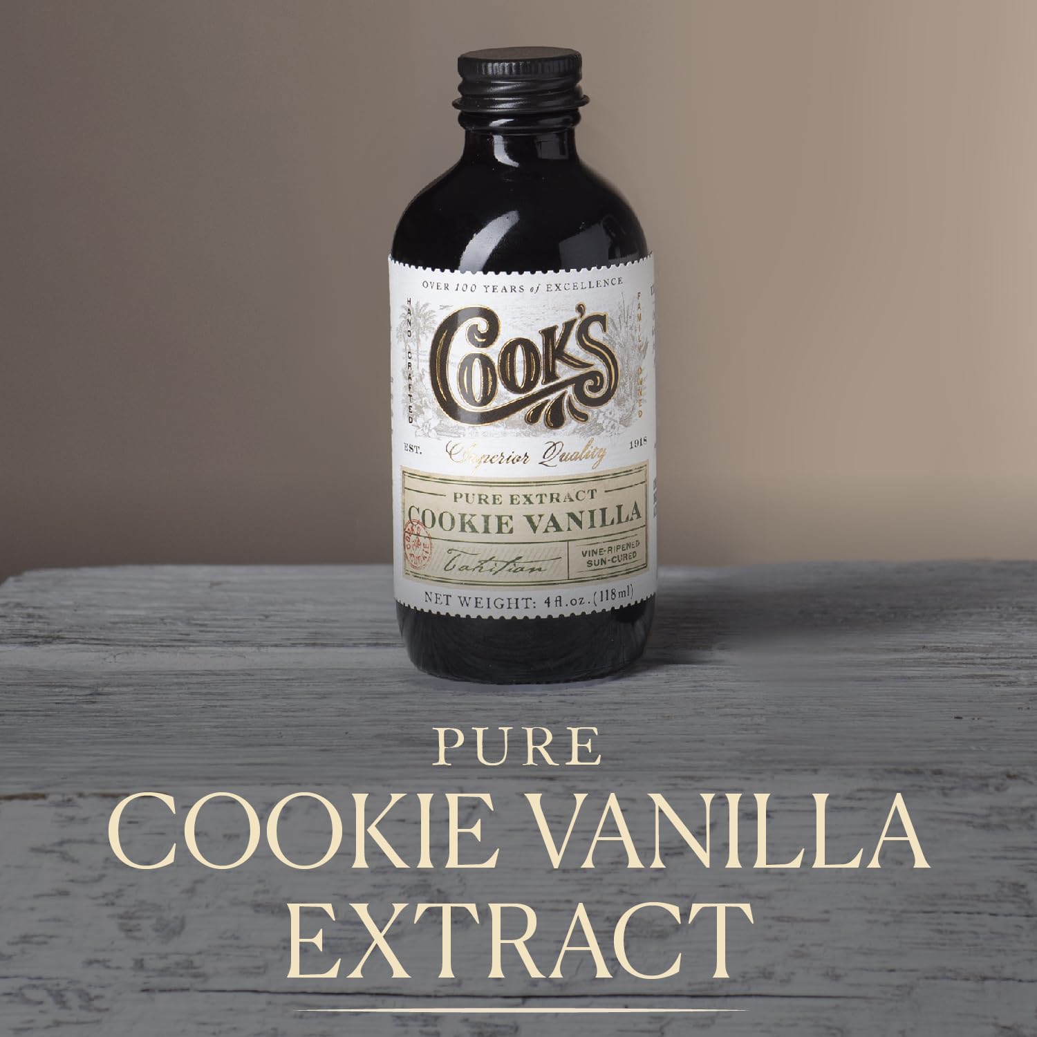 Cook's Pure Cookie Vanilla Extract for Cakes & Cookies, 32 oz