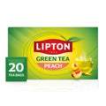 Lipton Peach Green Tea Bags, 20 Total Tea Bags