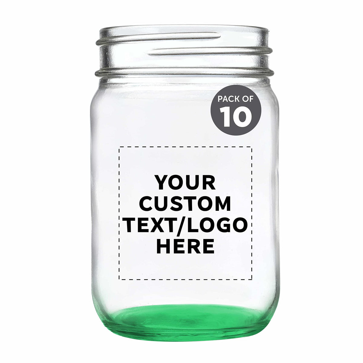 DISCOUNT PROMOS Custom Decorating Mason Jars 12 oz. Set of 100, Personalized Bulk Pack - Glass Jars for Overnight Oats, Candies, Fruits, Pickles, Spices, Beverages - Purple