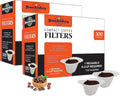 Brew Addicts 600 Paper Coffee Filters - Compact design White Single-Use Coffee Filter Compatible with Keurig 1.0 & 2.0