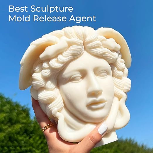 Silicone Mold Release Spray for Epoxy Resin (2 x 16.9 fl oz / 500ml) Mold Release Spray for Candle Making Releasing Agent for Silicone Molds (2 Pack Mega Size)