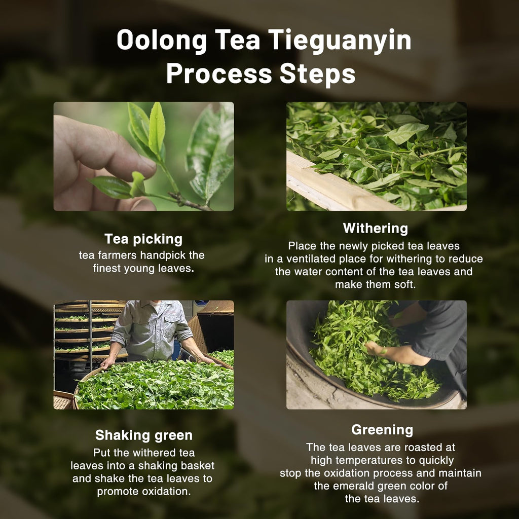 iTeaworld Tieguanyin Oolong Loose Leaf, Light Floral Style Oolong（3.5oz)