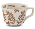 LINVIA 11 oz Ceramic Coffee Mug, Stoneware Teacup with Handle