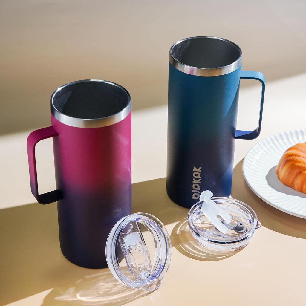 BJPKPK 32oz Insulated Coffee Mug with Handle, Stainless Steel Travel Mug