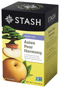 Stash Tea Asian Pear Harmony Green Tea, Kosher, Gluten Free & Non-GMO, 18 Tea Bags (Pack of 6)