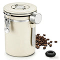 Etmdoeve Coffee Canister, Stainless Steel Coffee Bean Storage Container