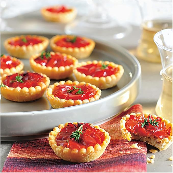 Silicone Tart Mold for Baking, Mini Tart Pan, 2 Inch Mini Pie Pans for Mince Pie, Fruit Pie, Blue (1, 2 INCH)