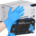 TitanFlex Heavy-Duty Blue Disposable Nitrile Gloves, Large, Case of 1000, 6-mil, Fully Textured, Powder-Free, Latex-Free
