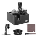 IKAPE 58mm Black Espresso Tool Set 8 IN 1, Coffee Tamper, Distributor, Magnetic Funnel, Puck Screen, Tamper Station, Stirrer Distribution Tool, Cleaning Towel and Brush