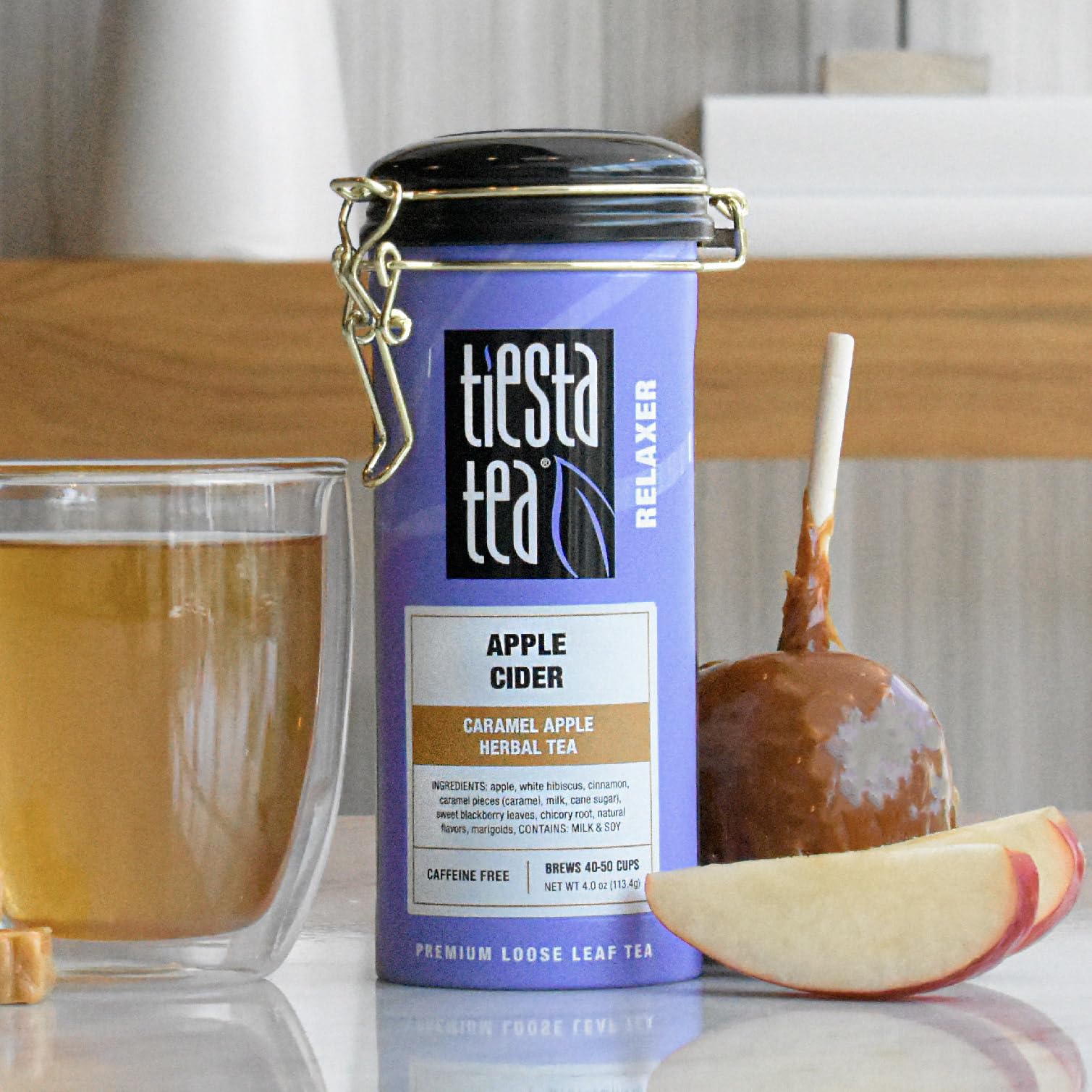 Tiesta Tea - Apple Cider, Loose Leaf, Caramel Apple Herbal Tea, Blend