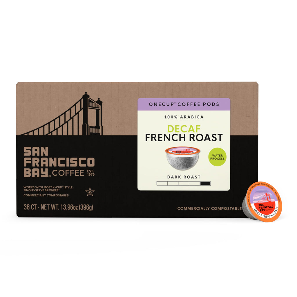 San Francisco Bay DECAF French Roast K-Cup Compatible Coffee Pods, 80 ct
