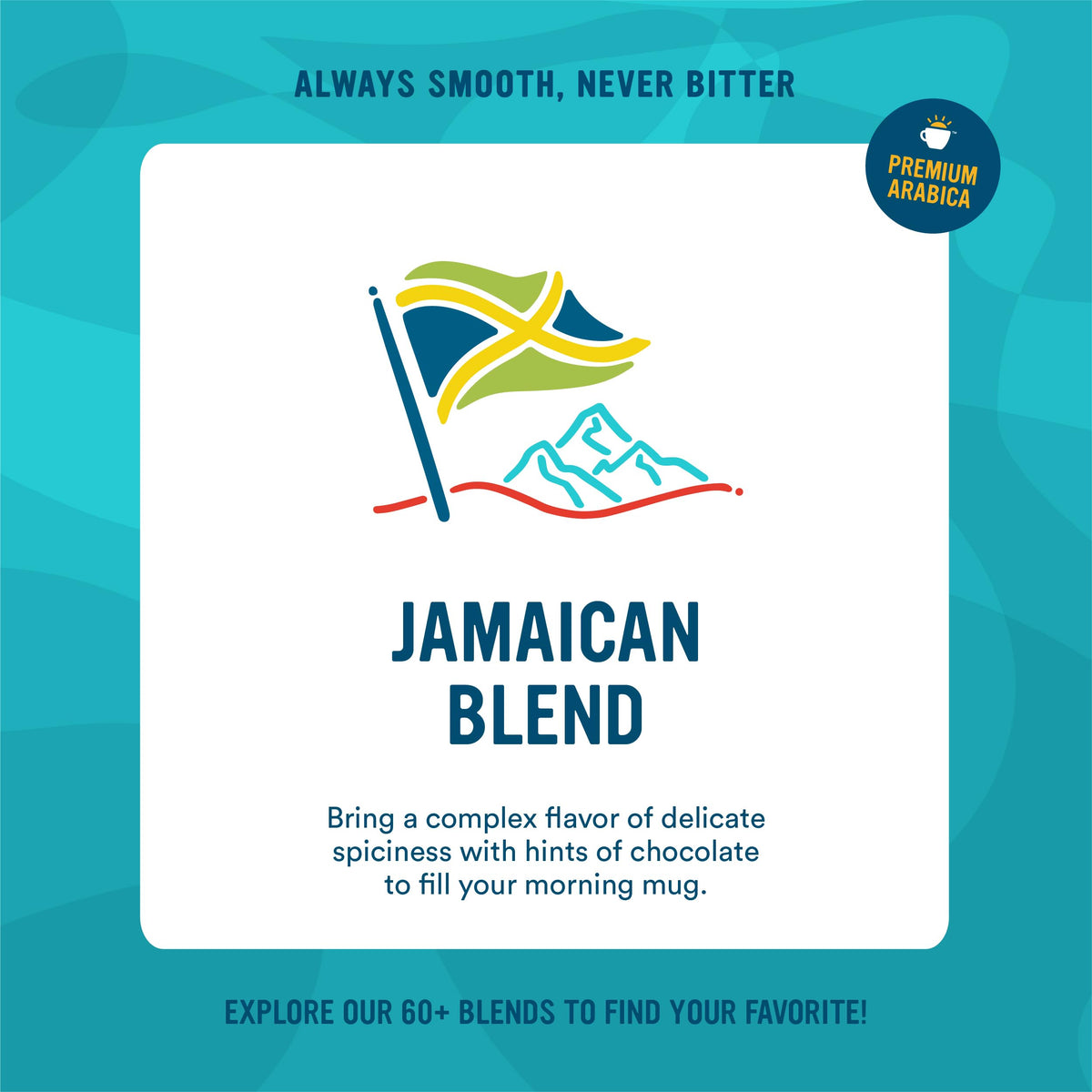 Cameron's Coffee Single Serve Pods, Jamaican Blend, 12 Count (Pack of 6)