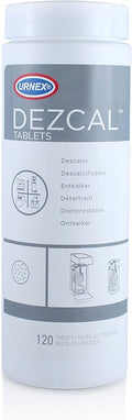Dezcal Descaling Tablets - 120 Uses, Universal Compatibility with Keurig, Nespresso, Breville, De’Longhi, and More - Effective Descaler for Coffee Makers, Espresso Machines, Boilers, and More
