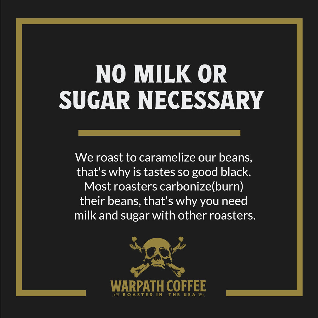 Warpath Coffee Whole Bean Coffee Medium Roast, Breakfast Blend, High Caffeine, Extra Strong Roasted 100% Arabica Coffee Beans Whole, Rich Aroma, Full Bodied Intense Cup, Created by Navy SEALs, 12oz