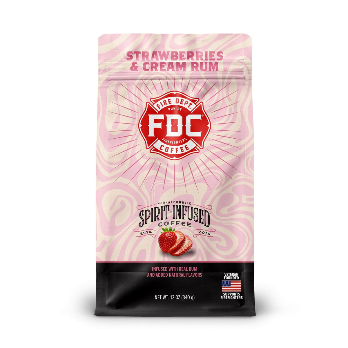 Fire Department Coffee Dark Roast Whole Bean Coffee - 12 oz