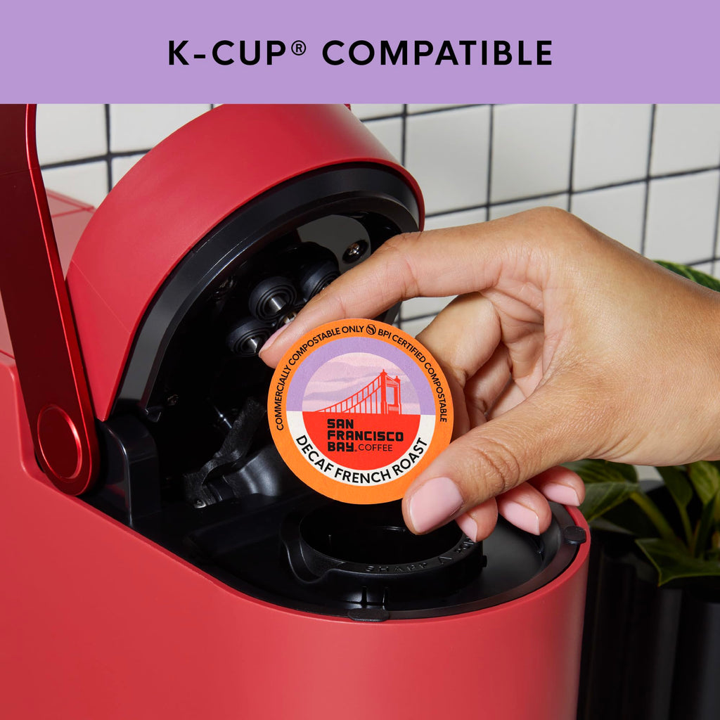 San Francisco Bay DECAF French Roast K-Cup Compatible Coffee Pods, 80 ct