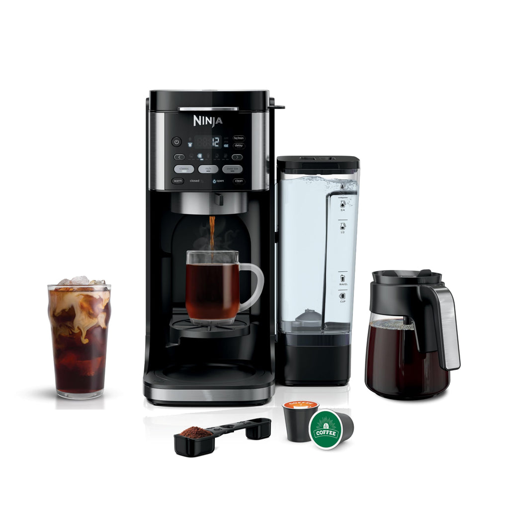 Ninja Drip Coffee Maker, DualBrew Pro Hot & Iced, Black, CFP101