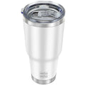 WETOWETO 30oz Tumbler, Stainless Steel Vacuum Insulated Water Coffee Tumbler Cup, Double Wall Powder Coated Spill-Proof Travel Mug Thermal Cup for Home Outdoor (White, 1 Pack)