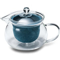 Wablade Heatproof Glass Teapot with Ceramic Infuser, 13.5 fl oz, Japan