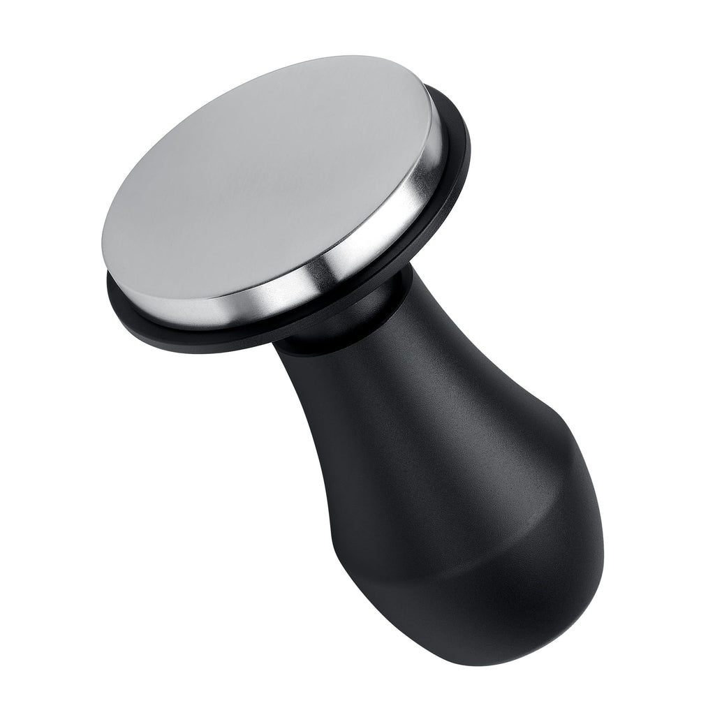 Normcore 58.5mm Coffee Tamper V4.1 with Click Sound Feedback, Spring Loaded Tamper With Stainless Steel Flat Base, Compatible with 58mm Espresso Machine Portafilter, Black