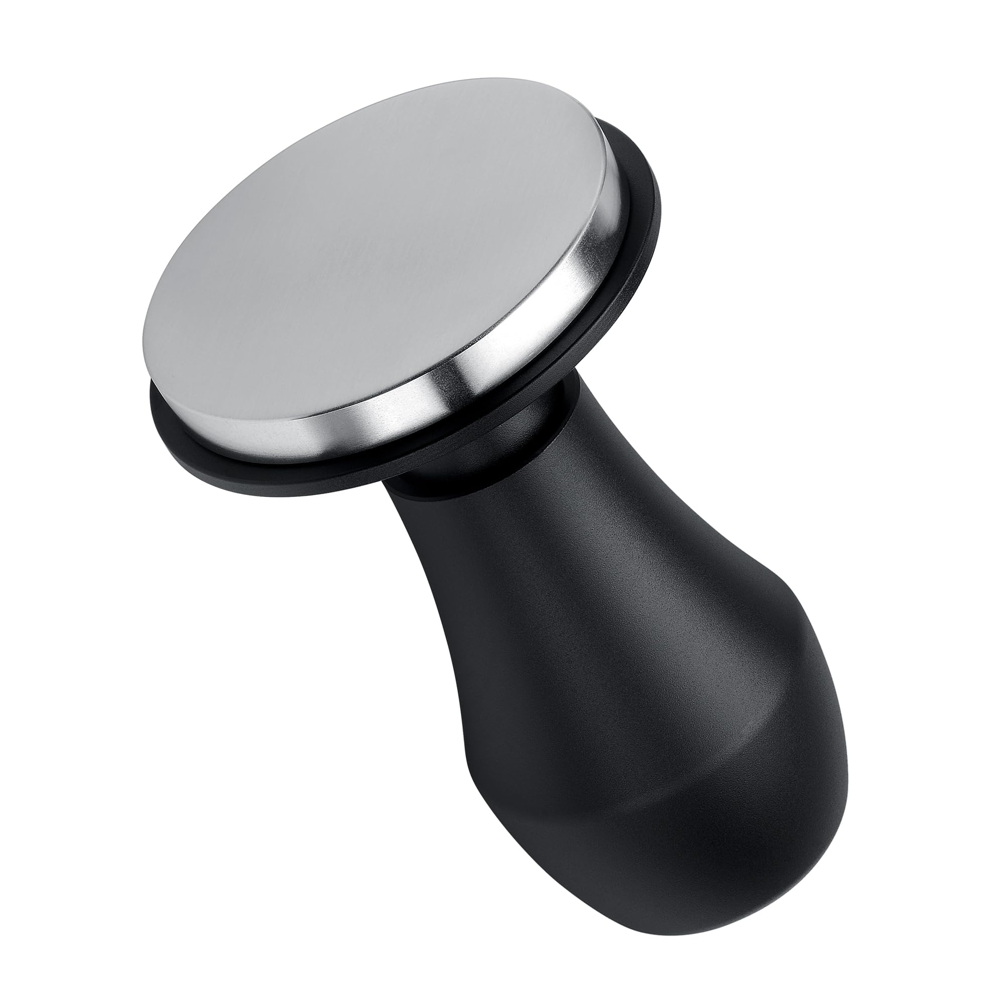 Normcore 58.5mm Coffee Tamper V4.1 with Click Sound Feedback, Spring Loaded Tamper With Stainless Steel Flat Base, Compatible with 58mm Espresso Machine Portafilter, Black