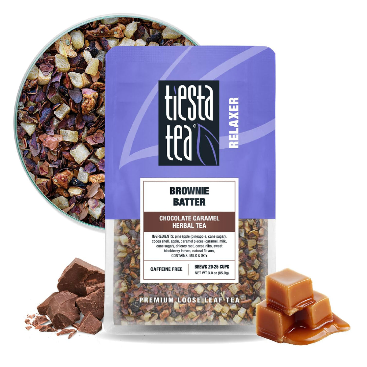 Tiesta Tea - Apple Cider, Loose Leaf, Caramel Apple Herbal Tea Blend, 4oz