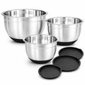 Bellemain Stainless Steel Mixing Bowls with Airtight Lids Set - Set of 3