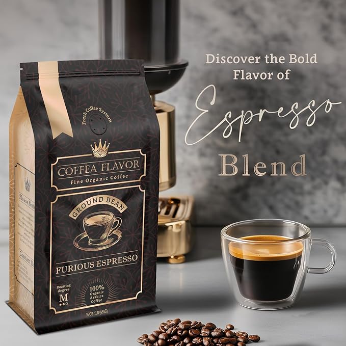 Organic Ground Coffee Medium Roast (16oz) - Furious Roast