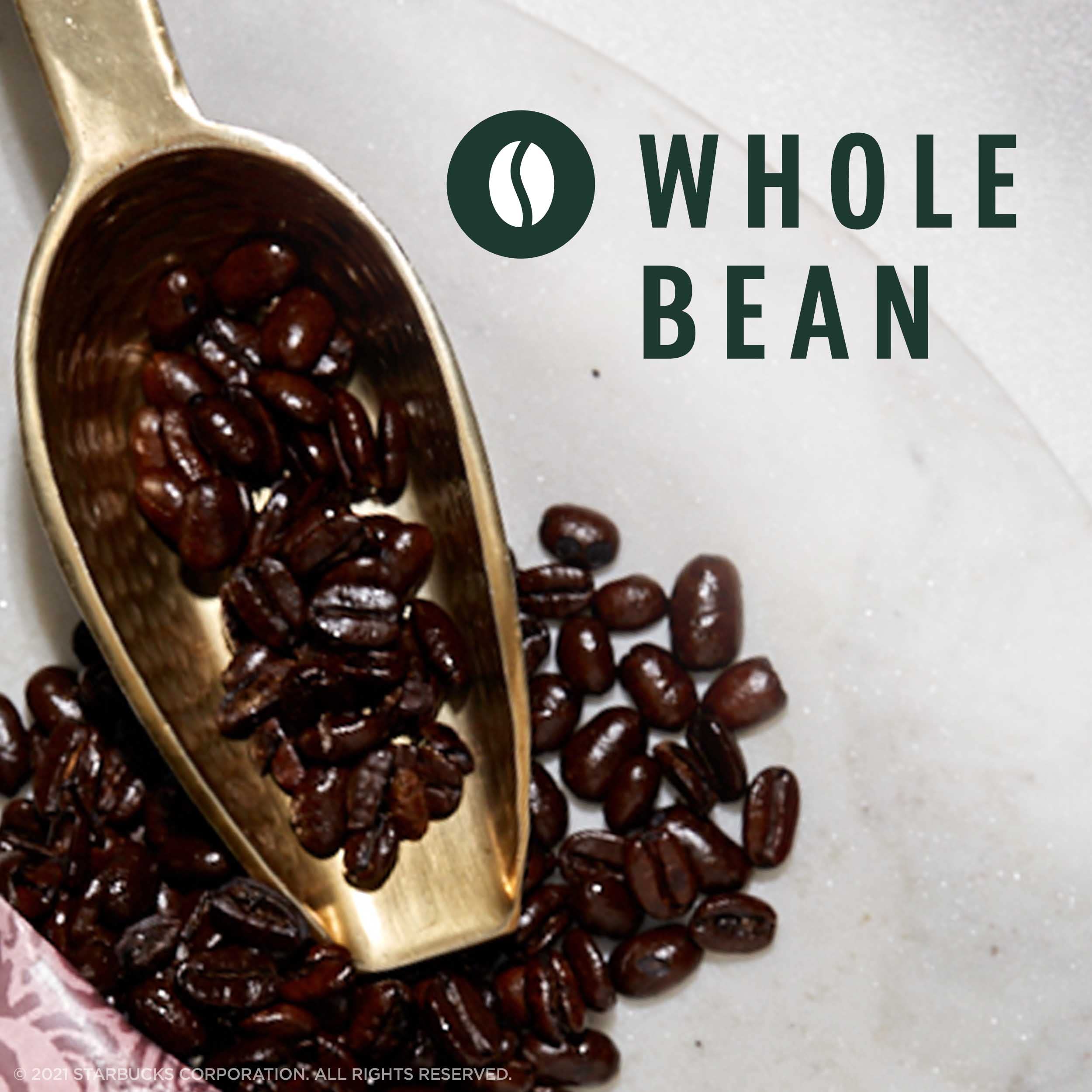 Starbucks Whole Bean Coffee Espresso Roast, 6 Bags 12 oz