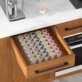 AITEE Acrylic K Cup Drawer Organizer Tray Pod Holder for 24 Coffee Capsules