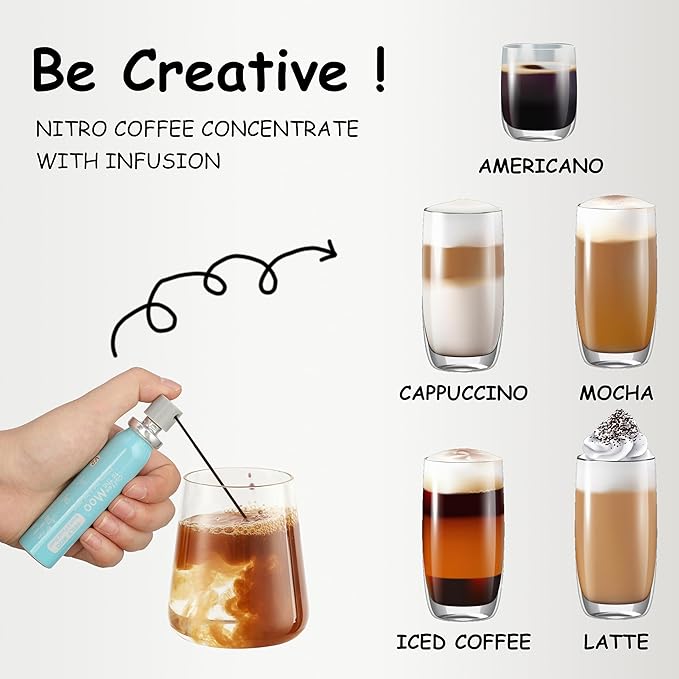 Coffee to the Moo Nitro Cold Brew Coffee Concentrate - Mix Pack (KETO, Collagen & Mushroom Coffee) | Instant Iced or Hot | Pocket/Purse Sized, Travel & Gifts Friendly | Makes 12 Cups