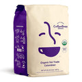 Coffee Bean Direct Organic Fair Trade Colombian, Whole Bean Coffee, Light Roast, 5 Pound Bag (Pack of 1)