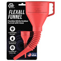 TEC Products FlexAll Long Flexible Oil Change Funnel, Yellow, 12 x 4 Inches