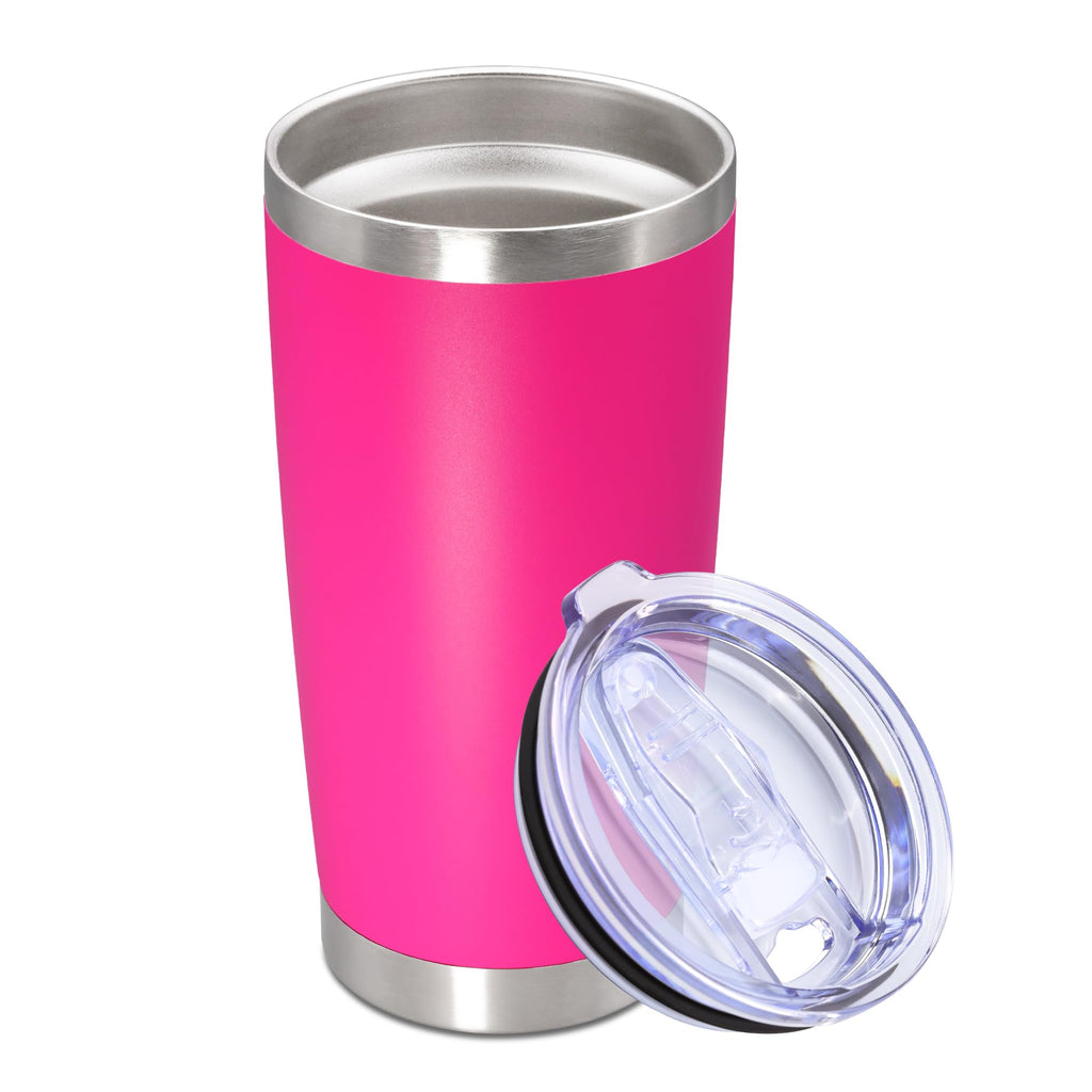 20oz Tumbler Stainless Steel Tumbler Coffee Tumbler with Lid Hot Pink, 1P