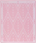 Cake Baking Stencil - Seamless Delicate Pattern for Decorating Tall Double Barrel Cake to Use with Buttercream, Royal Icing, Ganache, Paint, Airbrush (CHEVI)