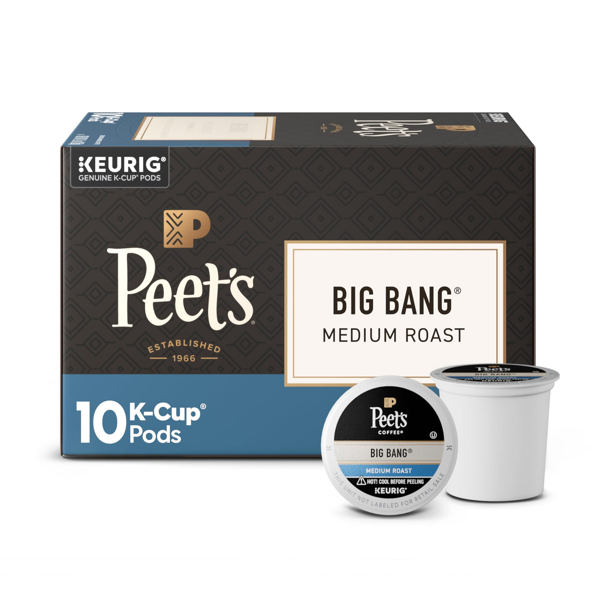 Peet's Coffee Coffee Pods, Medium Roast, Single Origin Brazil, 88 K Cups