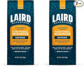 Laird Superfood Boost Coffee, Medium Roast Ground Beans Infused with Functional Mushrooms, Vitamin D and Olive Leaf Powder, 12 oz. Bag (Pack of 2)