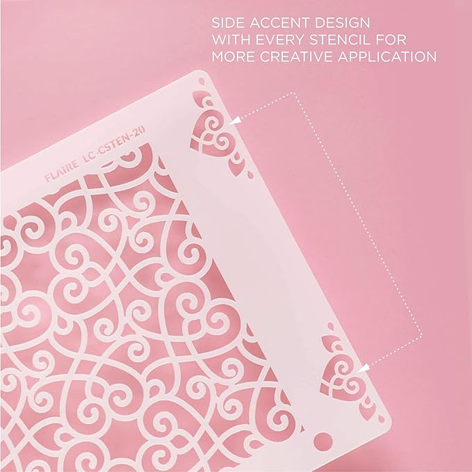 Cookie and Cupcake Stencil (RHOMBA)