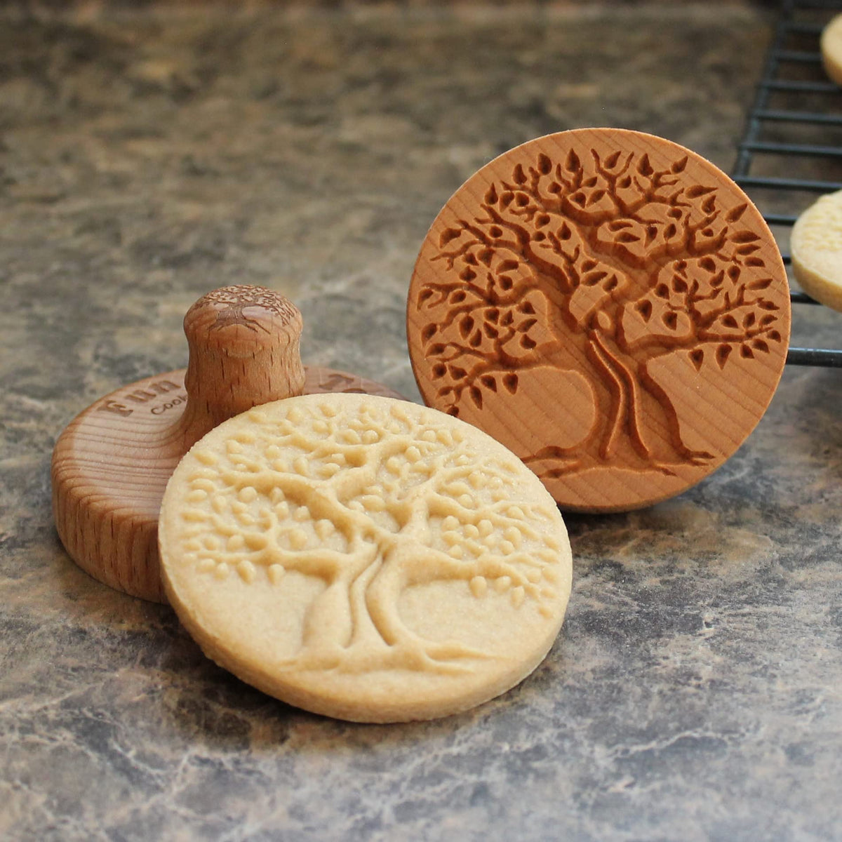 Fun Food Tools, Wood Cookie Stamp, 2.5 Inch (Chartres Cathedral CS-056)