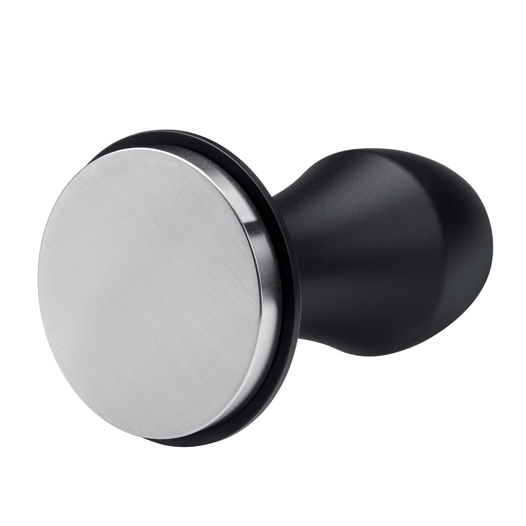 Normcore 58.5mm Coffee Tamper V4.1 with Click Sound Feedback, Spring Loaded Tamper With Stainless Steel Flat Base, Compatible with 58mm Espresso Machine Portafilter, Black