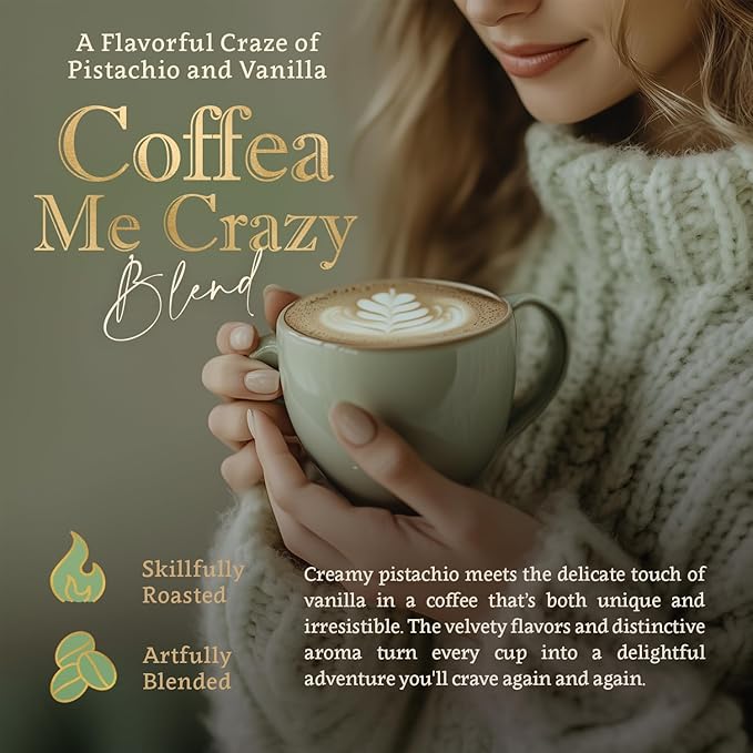 Organic Ground Coffee Medium Roast (16oz) - Coffea Me Crazy Flavored