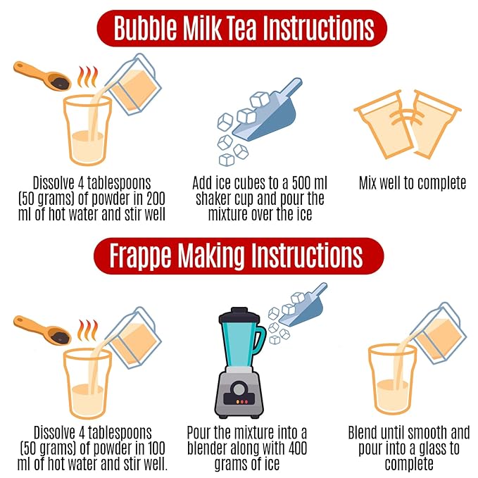 Fusion Select 2.2lb Cookie & Cream Boba Tea Powder Flavored-3-in-1 Drink Powder with Cream & Sugar - Instant Pre-Mixed Beverage for Hot or Cold Blends Yummy Frappes Bubble Tea
