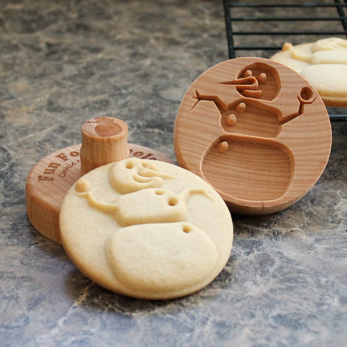 Fun Food Tools, Wood Cookie Stamp, 2.5 Inch (Chartres Cathedral CS-056)